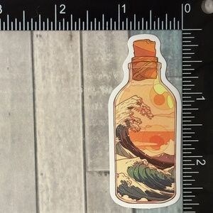 🌀10/$10🌀 Message In A Bottle Reusable Waterproof Vinyl Sticker Decal